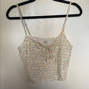 Gilly Hicks Floral Print Spaghetti Strap pajama top. Medium. So soft. Nice